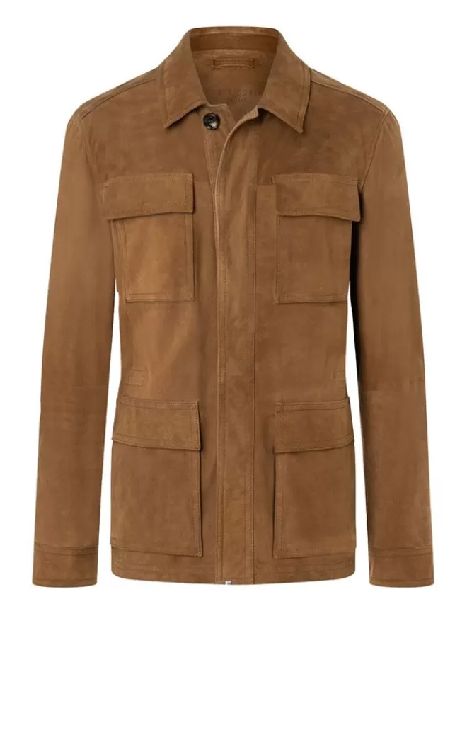 Men WERNER CHRIST Anton: Light Field Jacket In Goatskin Suede