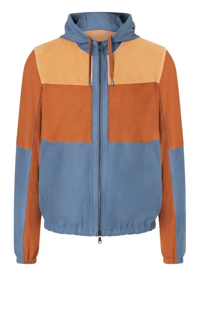 Men WERNER CHRIST Bene K: Hooded Jacket With Colour Blocking