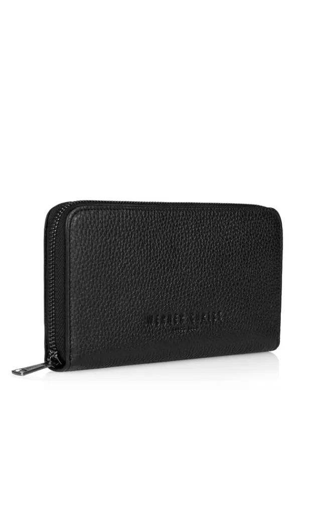 Women WERNER CHRIST Billfold Zip: Wallet Crafted In Calfskin