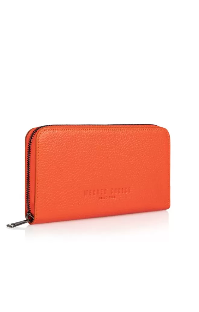 Women WERNER CHRIST Billfold Zip: Wallet Crafted In Calfskin