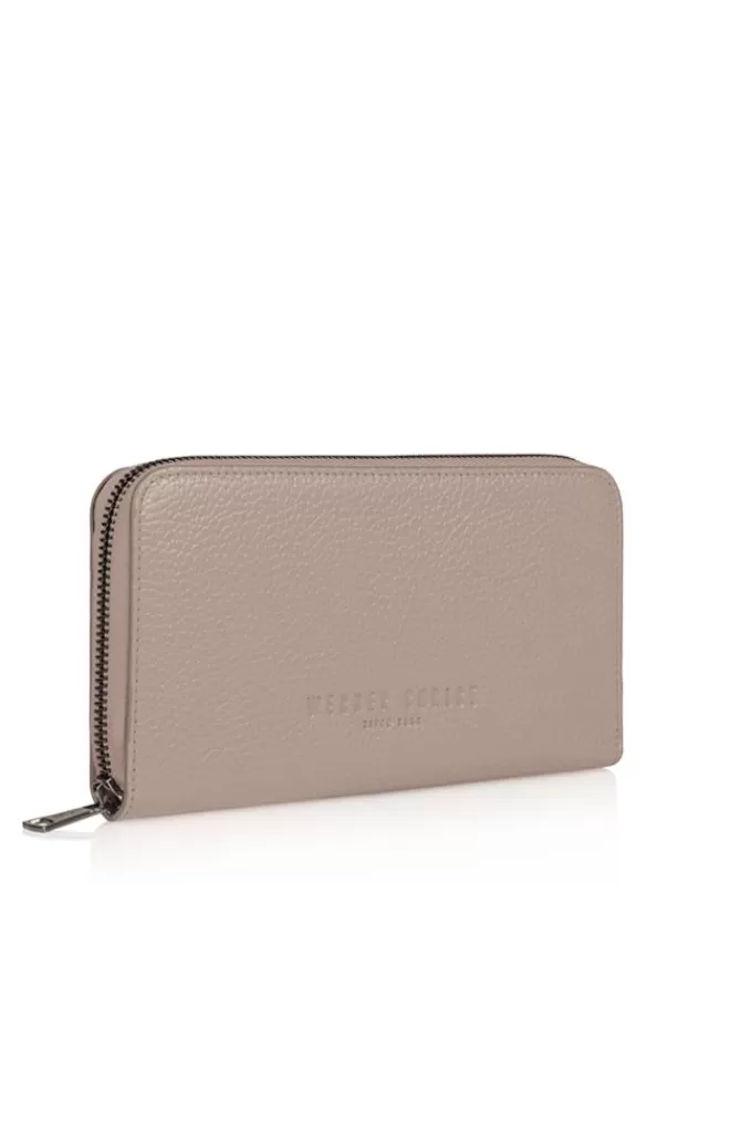 Women WERNER CHRIST Billfold Zip: Wallet Crafted In Calfskin