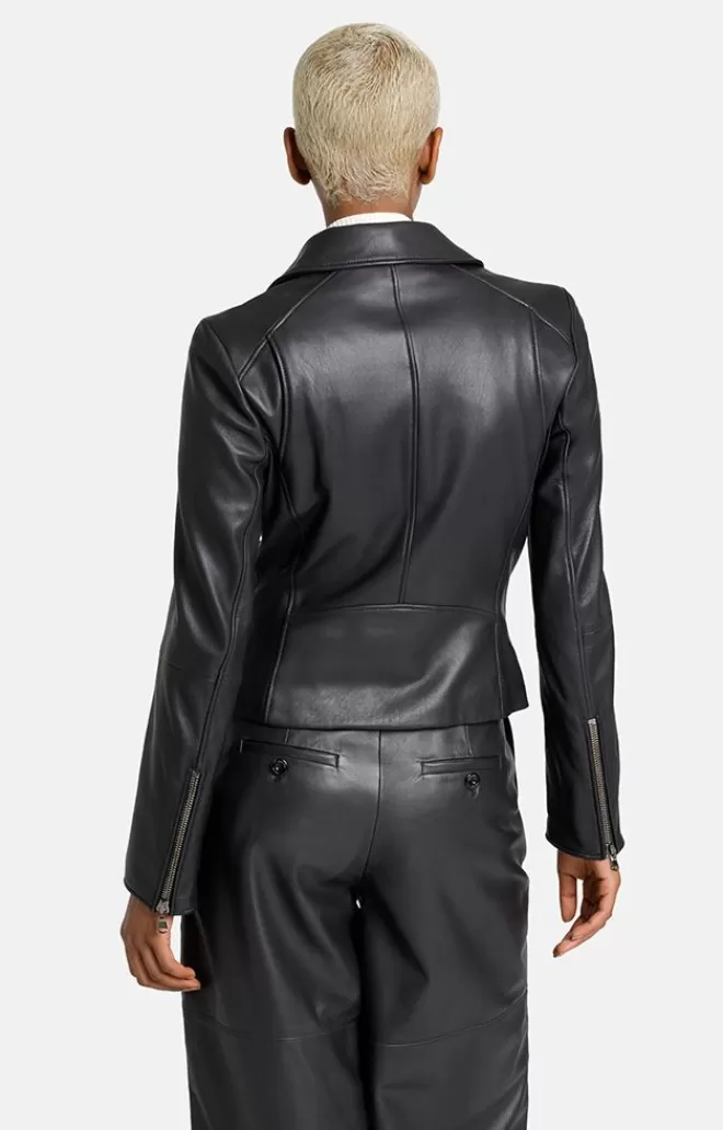 Women WERNER CHRIST Carina: Typical Biker Jacket With A Sporty Lo