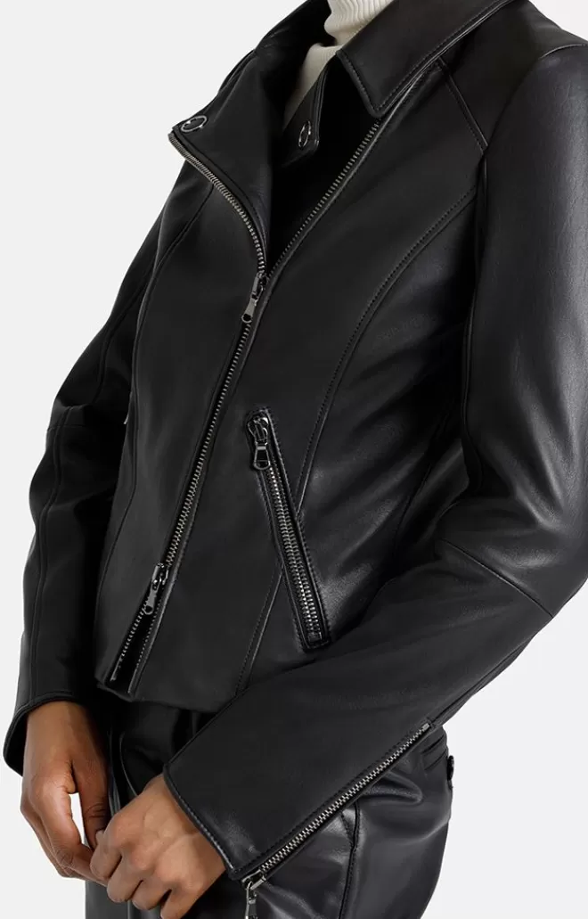 Women WERNER CHRIST Carina: Typical Biker Jacket With A Sporty Lo