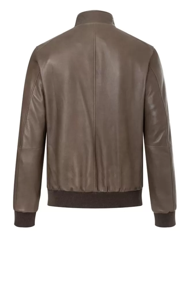 Men WERNER CHRIST Dany Cw: Classic Bomber Crafted In Lamb Nappa