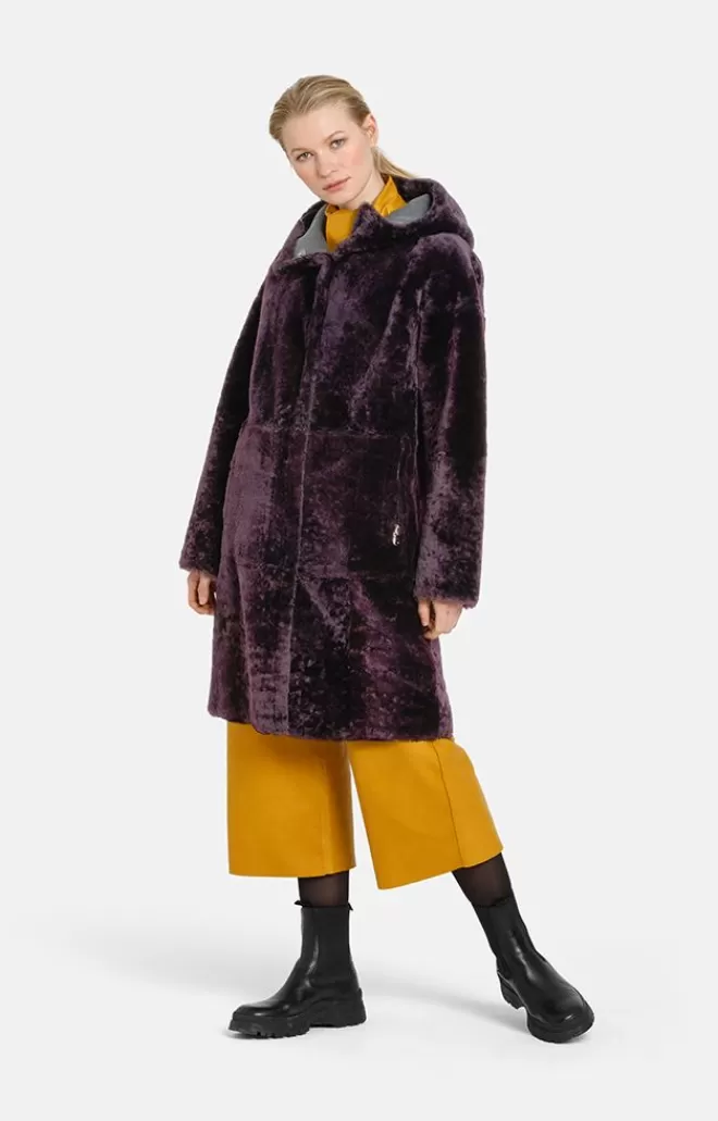 Women WERNER CHRIST Dilara: Hooded Coat In A Two-Tone Look