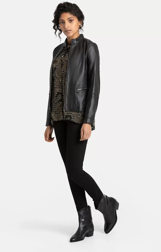 Women WERNER CHRIST Elif: Short Jacket With Biker Details