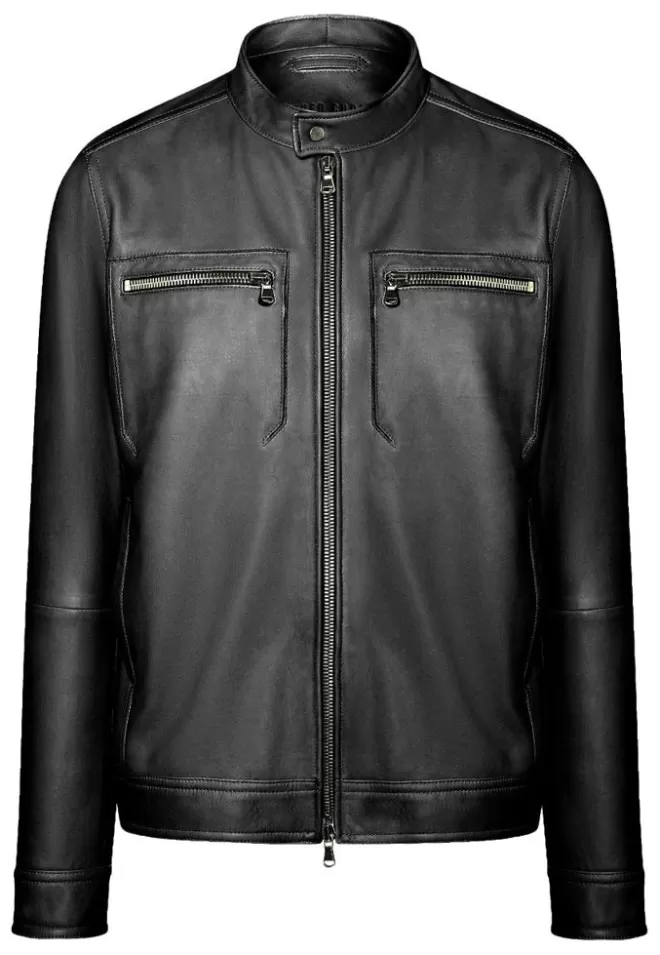 Men WERNER CHRIST Taylor: Grained Nappa Jacket For Purists