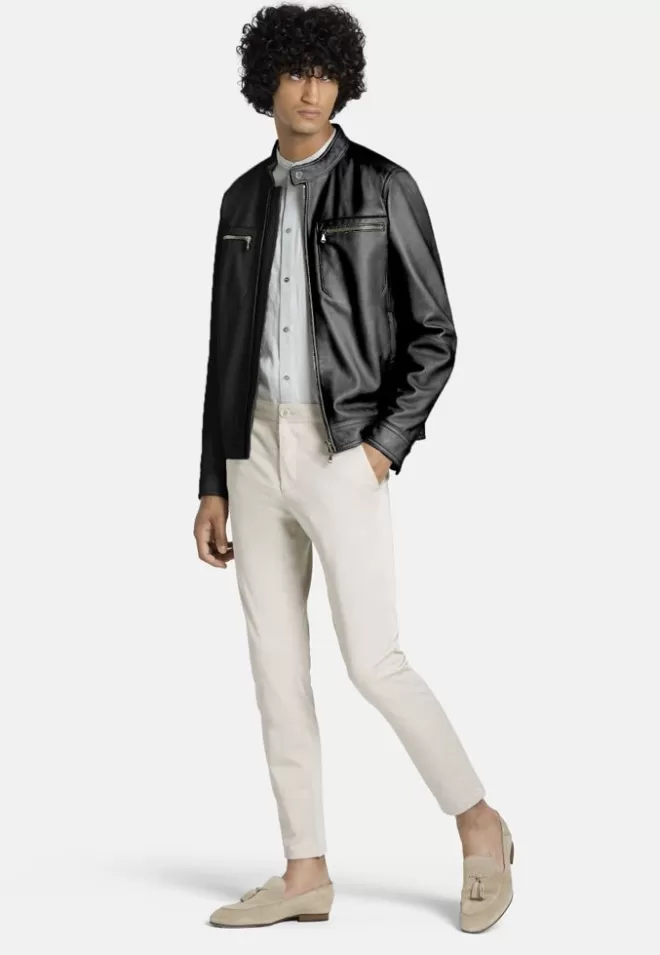 Men WERNER CHRIST Taylor: Grained Nappa Jacket For Purists