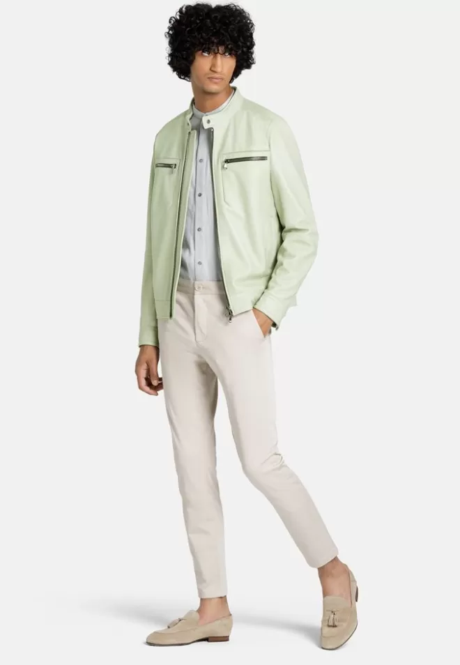 Men WERNER CHRIST Taylor: Grained Nappa Jacket For Purists