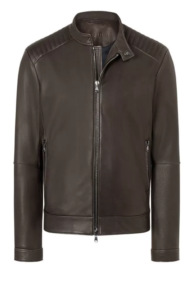 Men WERNER CHRIST Thore: Biker Jacket With Quilted Details