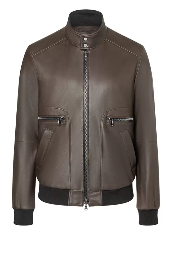 Men WERNER CHRIST Tony: Rugged Blouson With Knitted Cuffs